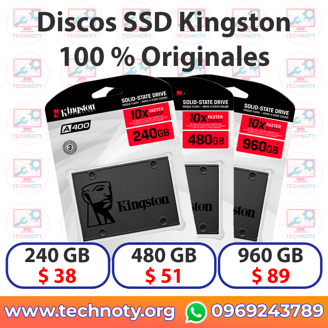 Discos SSD Kingston 100% Originales