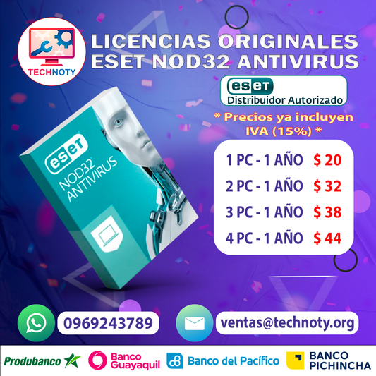 Licencia Original Eset NOD32