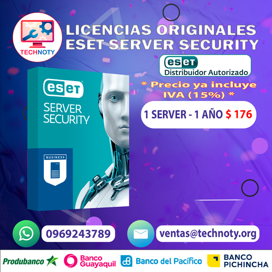 Licencia Original Eset Server Security