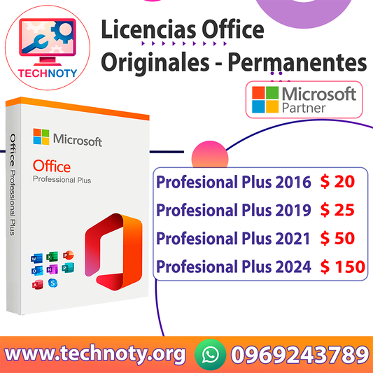 Licencias Office Originales - Permanentes