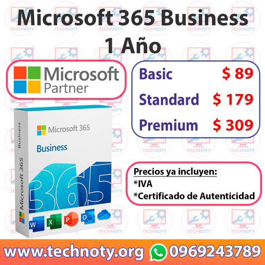 Microsoft 365 Business - 1 Año
